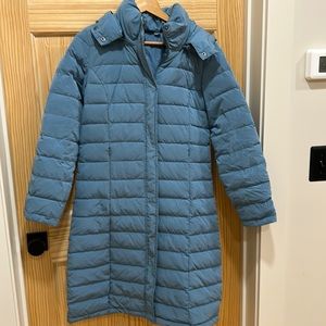 EUC Garnet Hill long down jacket